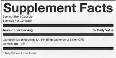 Trubiotics-Ingredients-Label Trubiotics-Ingredients-Label